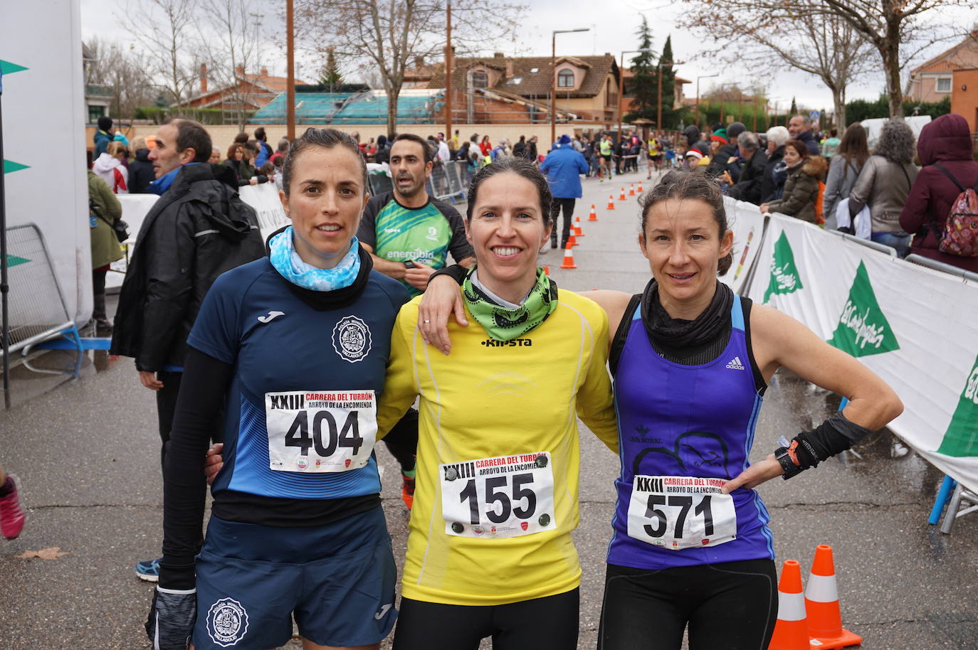 Ganadoras de la prueba femenina de 10 kilómetros. 