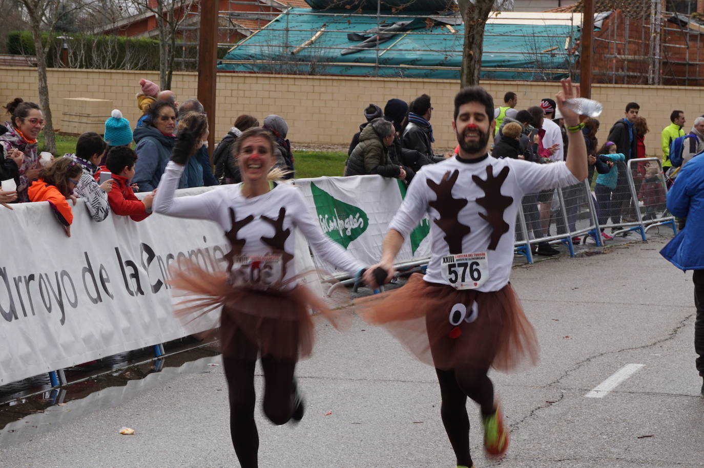 Ganadoras de la prueba femenina de 10 kilómetros. 