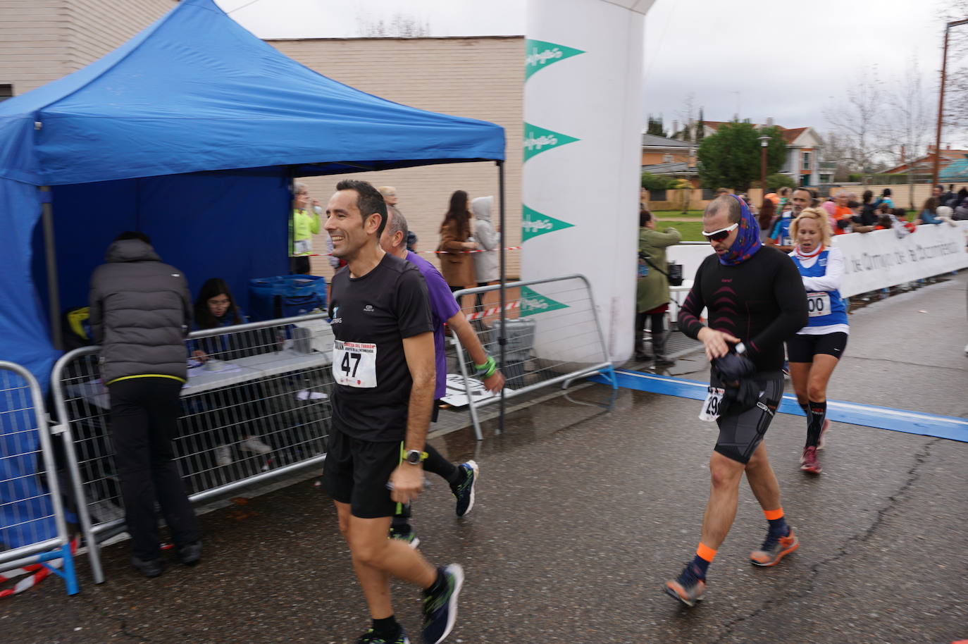 Ganadoras de la prueba femenina de 10 kilómetros. 