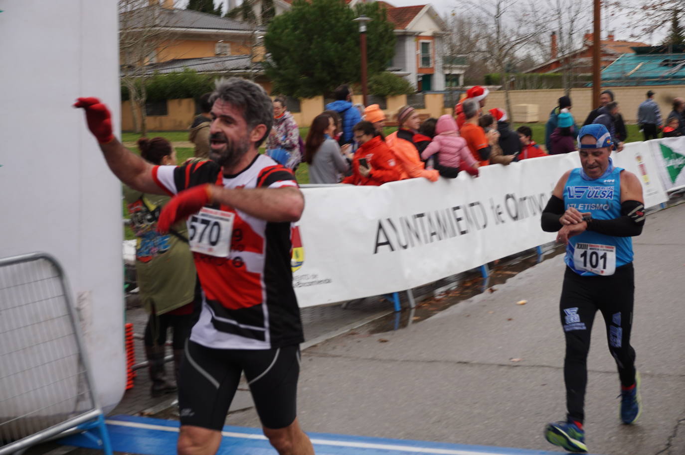 Ganadoras de la prueba femenina de 10 kilómetros. 