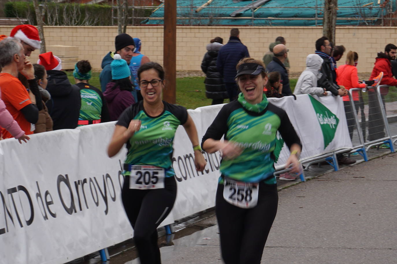 Ganadoras de la prueba femenina de 10 kilómetros. 
