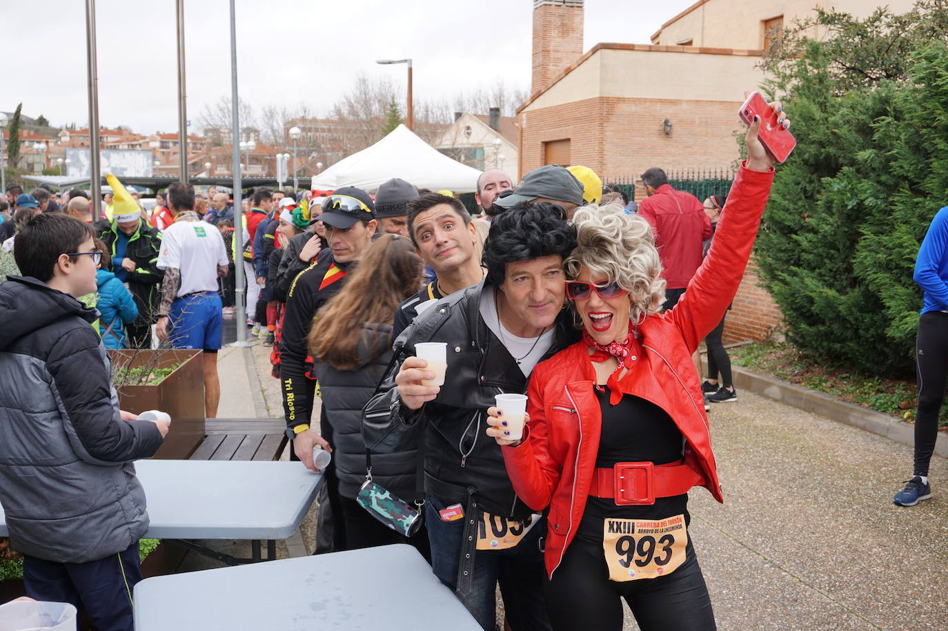 Ganadoras de la prueba femenina de 10 kilómetros. 