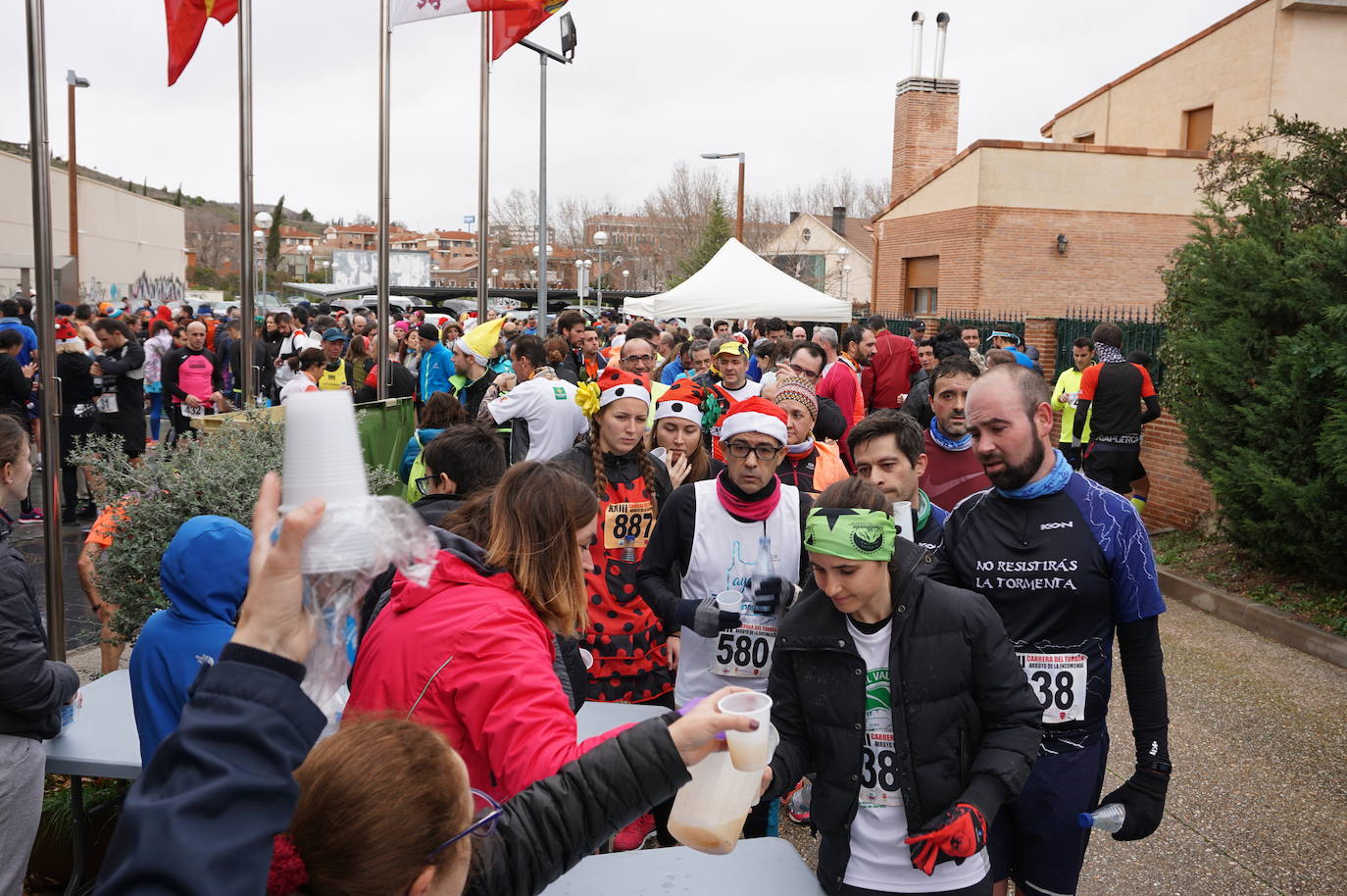 Ganadoras de la prueba femenina de 10 kilómetros. 
