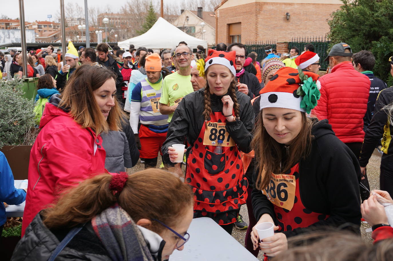 Ganadoras de la prueba femenina de 10 kilómetros. 