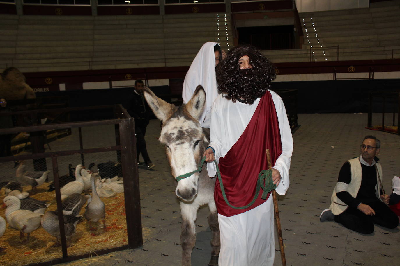 Adoración de los Reyes Magos al Niño Jesús en el portal de Belén. 
