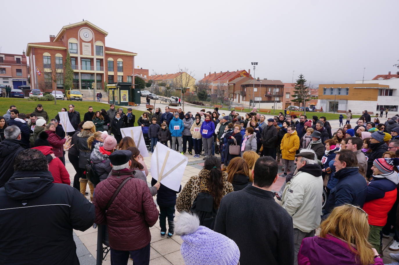 Lectura del manifiesto de la plataforma. 