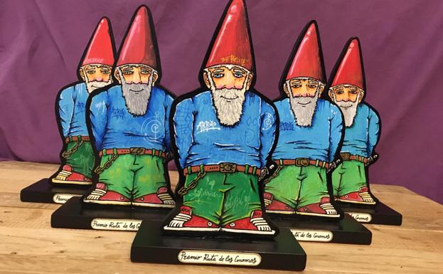 Los premios serán figuras de los gnomos. 