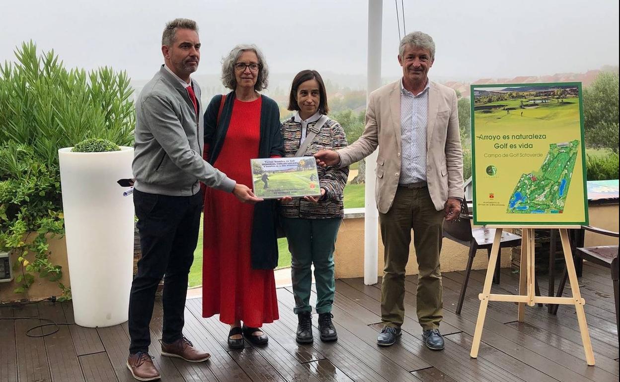 Presentación del Memorial Carlos Lozano de golf. 