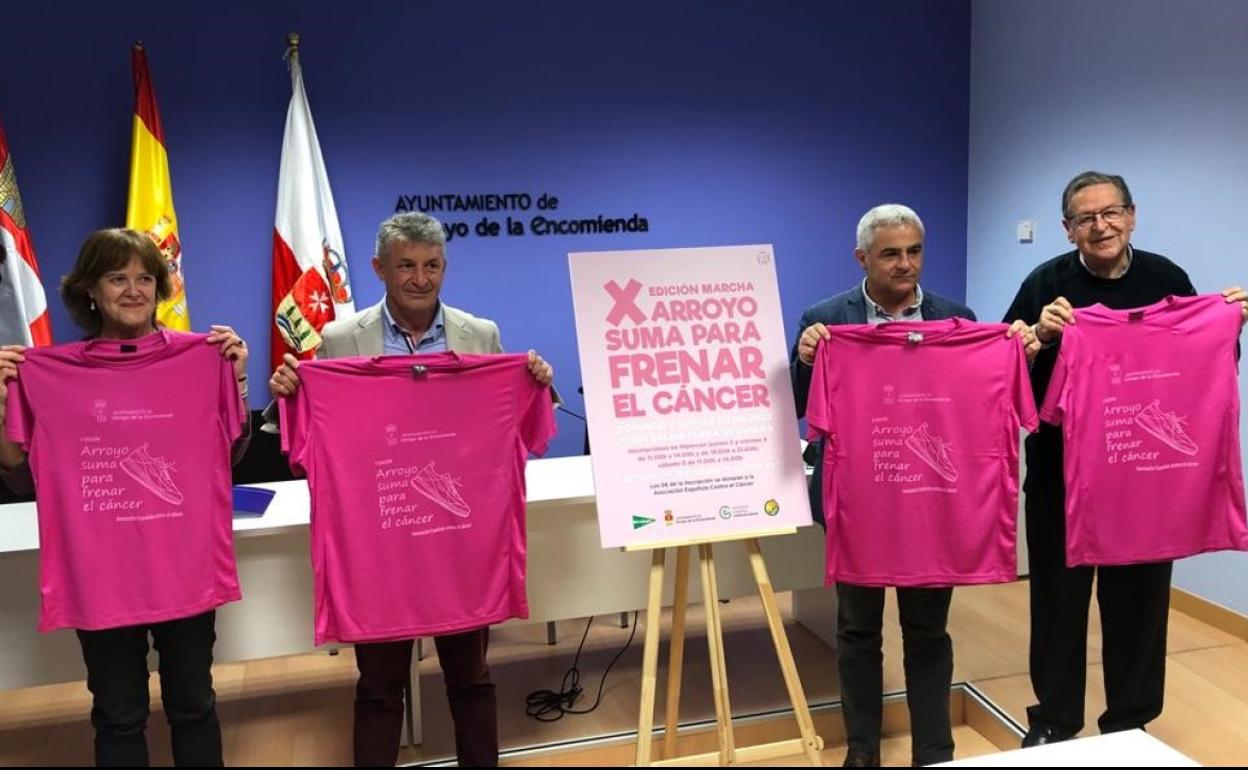 Presentación del evento esta mañana en la sala de prensa del Ayuntamiento de Arroyo de la Encomienda. 