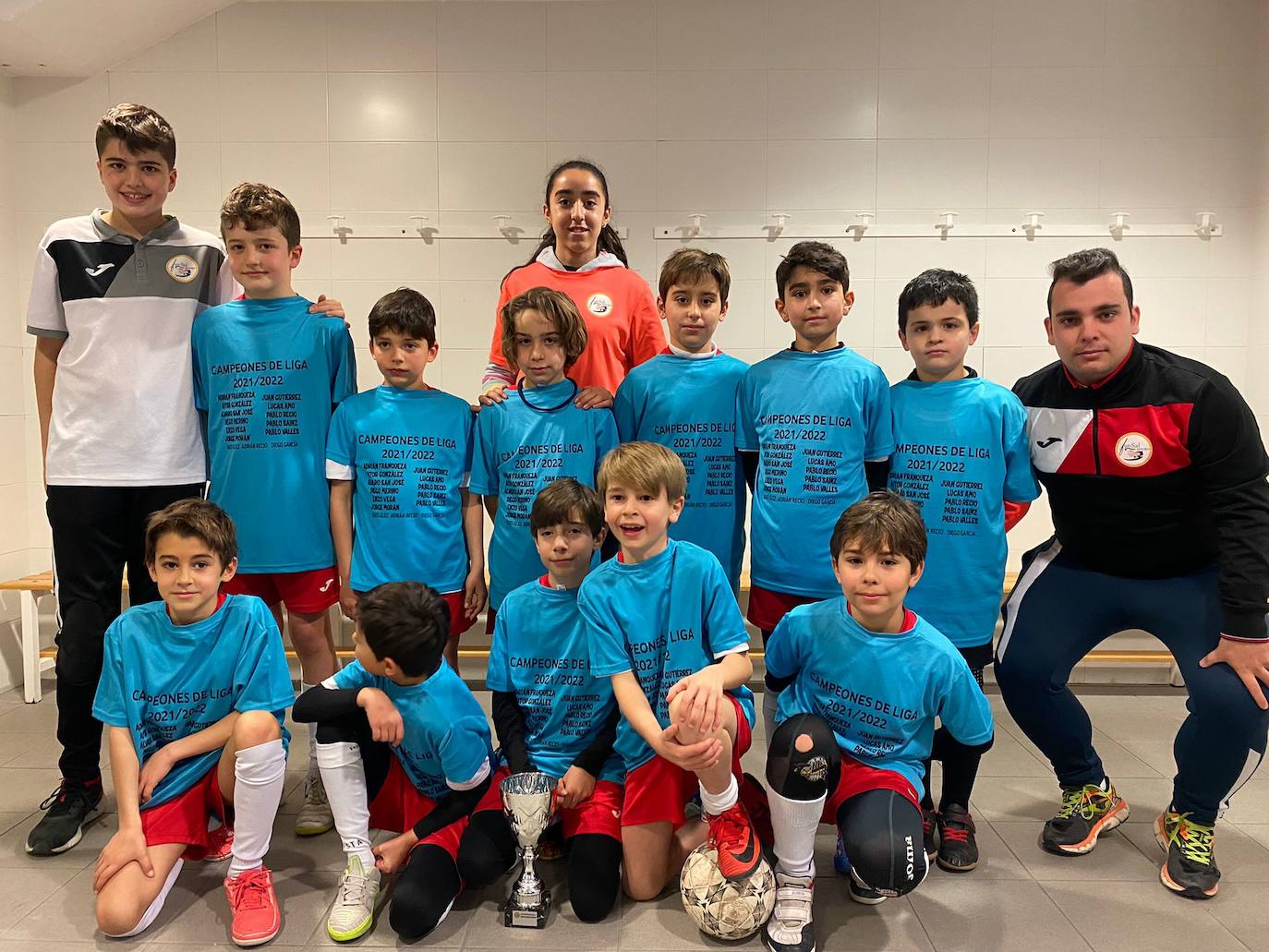 Equipo de benjamines Arroyo Futsal 