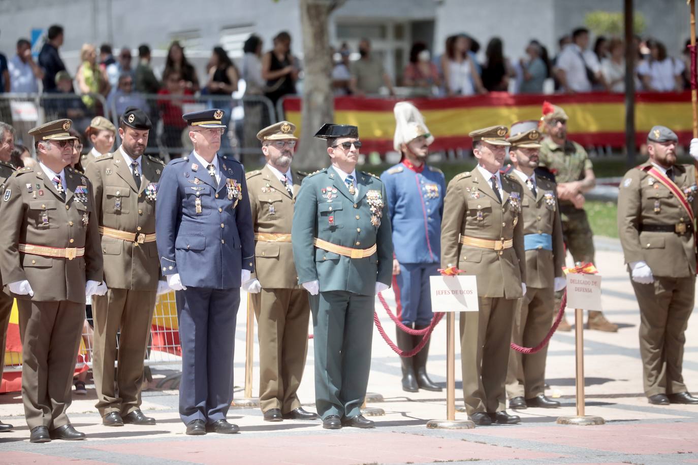 Diferentes momentos de la jura en el municipio. 