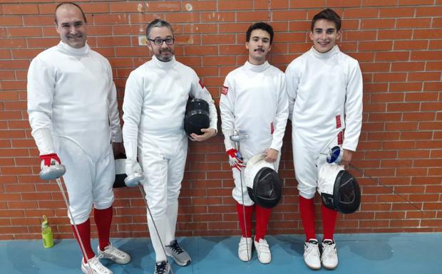 Tiradores del equipo masculino de Arroyo 