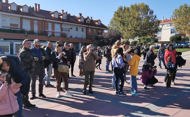 Participantes haciendo la foto de control 