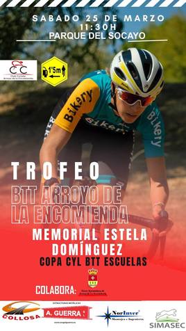 Imagen del cartel del XVI Trofeo Copa Escuelas BTT 'Memorial Estela Domínguez'