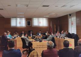 Pleno municipal celebrado en la mañana del jueves