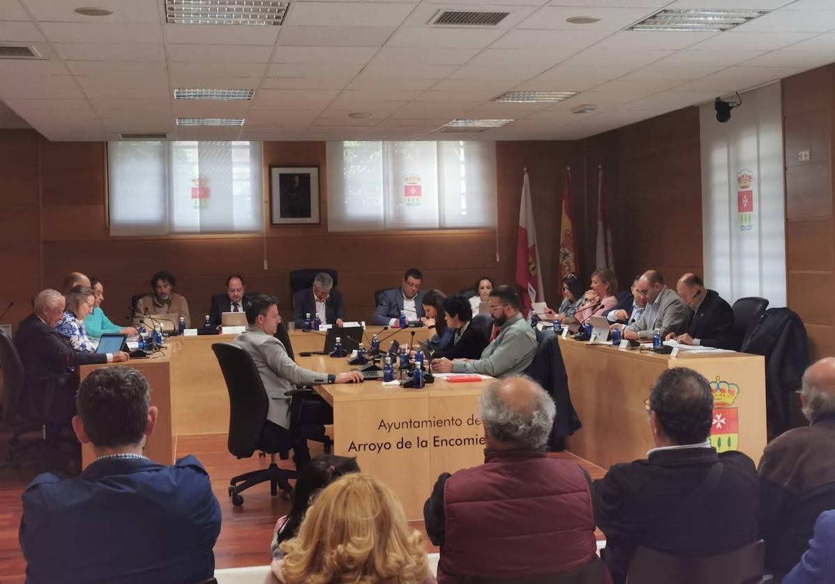 Pleno municipal celebrado en la mañana del jueves