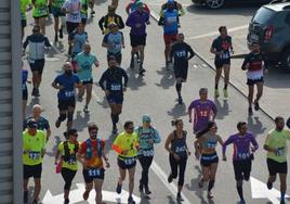 Participantes en la Arroyada Trail de este domingo