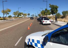 Control de la policía de Arroyo