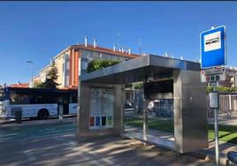 Parada de autobús en Arroyo