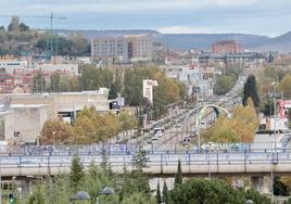 Vista de Arroyo desde la avenida de Salamanca.