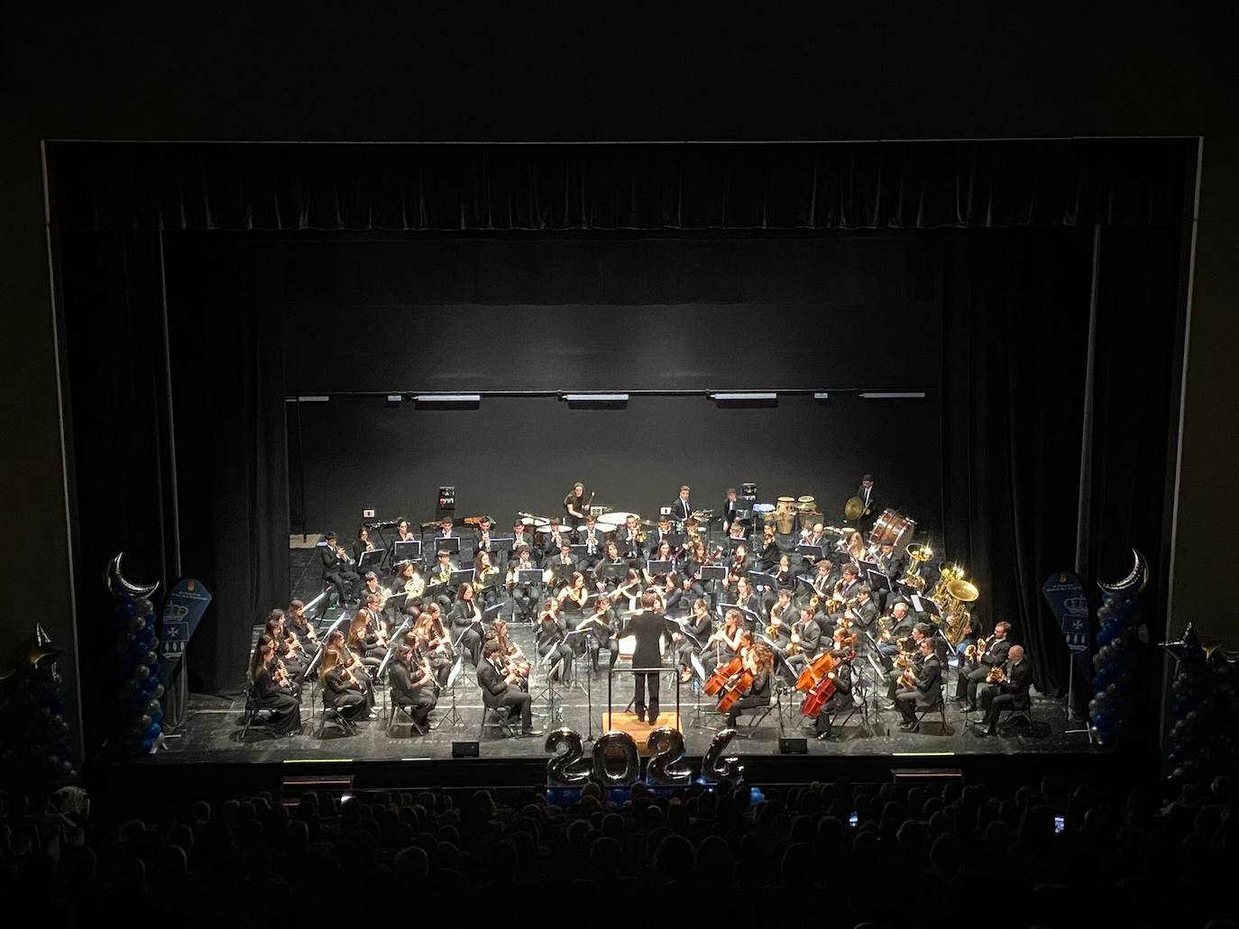 Actuación de la Banda Sinfónica de Arroyo en la Casa de la Música y el Teatro