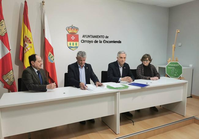 Momento de la firma del convenio
