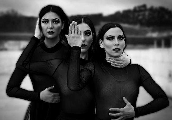 Elysa López, Lara Simón y Nereida Garrote, bailarinas de ARVINEDanza