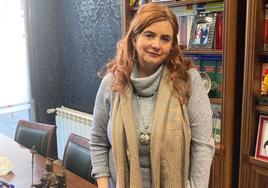 La notaria María Ángeles Anciones en su despacho en Laguna de Duero