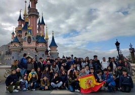 Los músicos arroyanos en Disneyland París