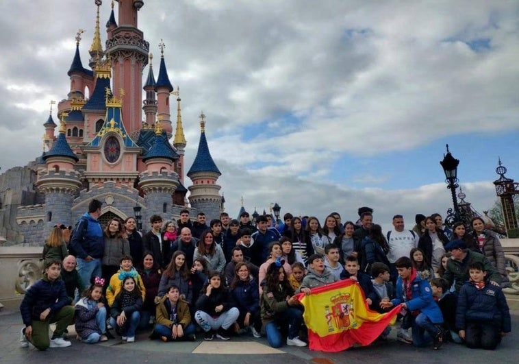 Los músicos arroyanos en Disneyland París
