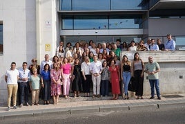 Participantes en el Foro sobre Políticas de Igualdad en la Casa de Cultura de Arroyo