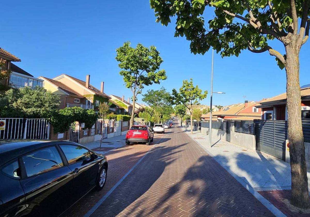 Calle Pesqueras en el barrio de Sotoverde