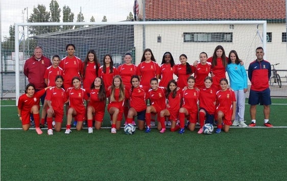 Equipo femenino del Club Unión Arroyo