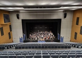 La BSA en el auditorio de la Casa de la Música y el Teatro, donde tiene su sede