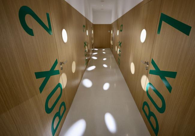 Boxes de la escuela para clases individuales de instrumento