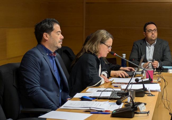 La concejal de Hacienda, Ángeles Retamero durante la exposición del nuevo presupuesto