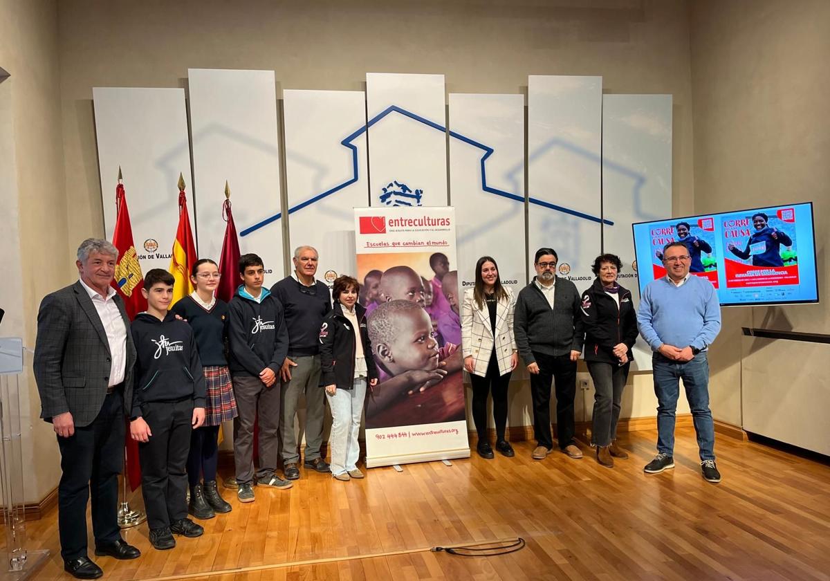 Presentación de la carrera solidaria en la Diputación de Valladolid