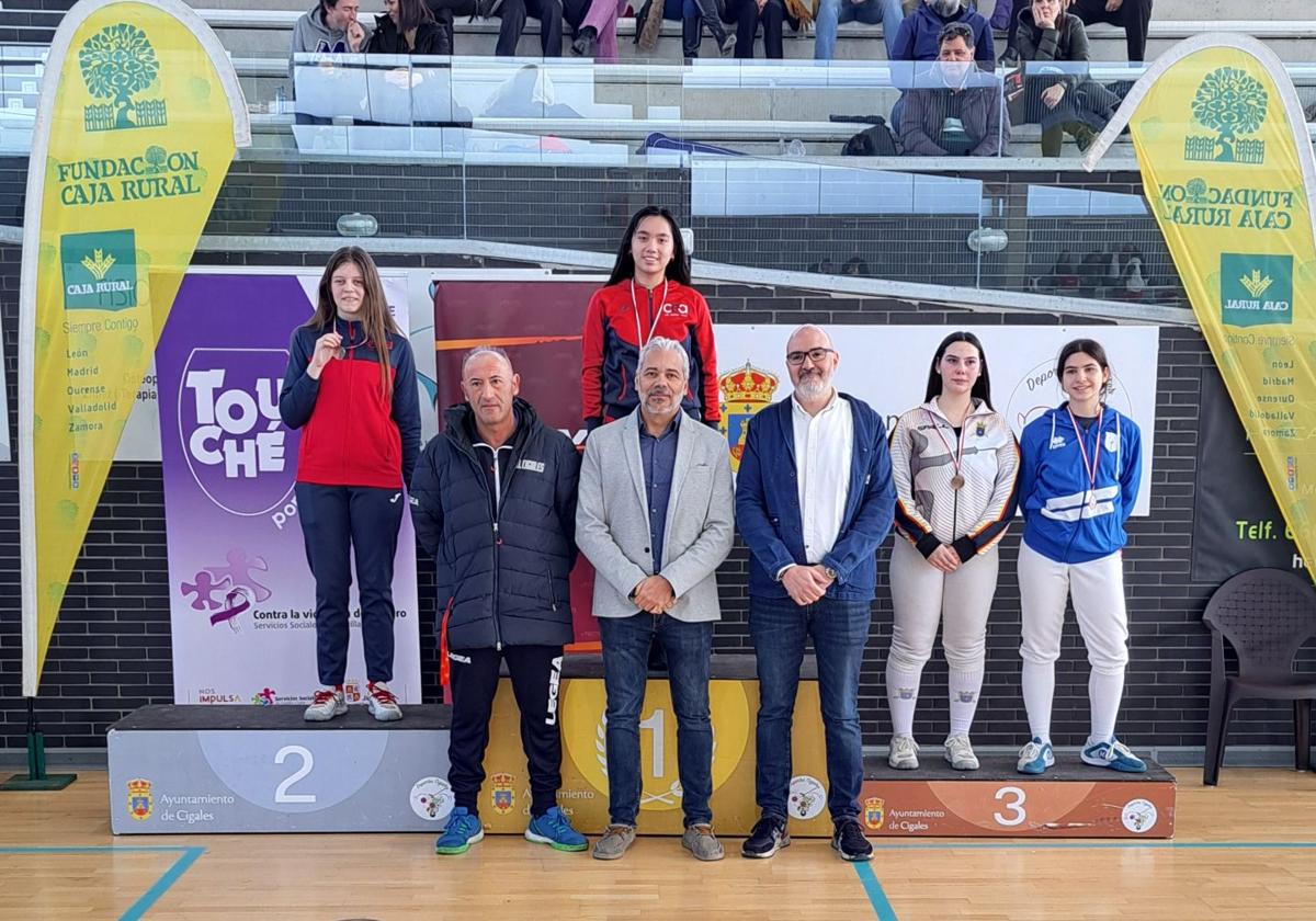 Uno de los podios de las competiciones celebradas este fin de semana