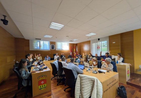 Pleno celebrado en Arroyo este miércoles