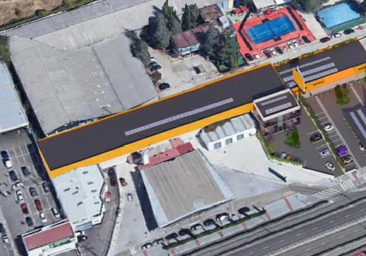 Infografía del proyecto en la Avenida Salamanca