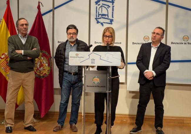 La concejala de Educación y Deportes de Arroyo de la Encomienda, Sandra González, durante su intervención