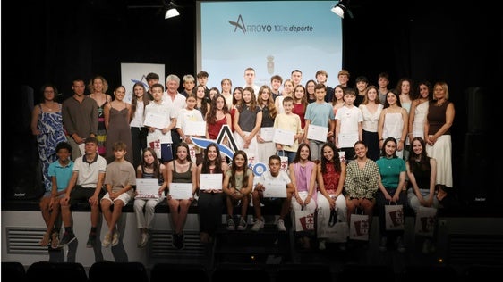 Así fue la entrega de las becas a los deportistas arroyanos