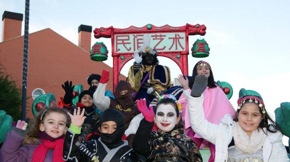 Carroza del Rey Baltasar en Arroyo