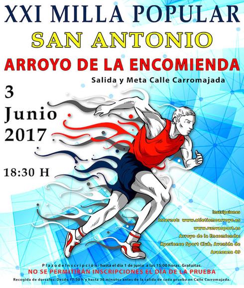 La XXI Milla Popular de San Antonio se celebra el sábado con la presencia de más de 600 corredores