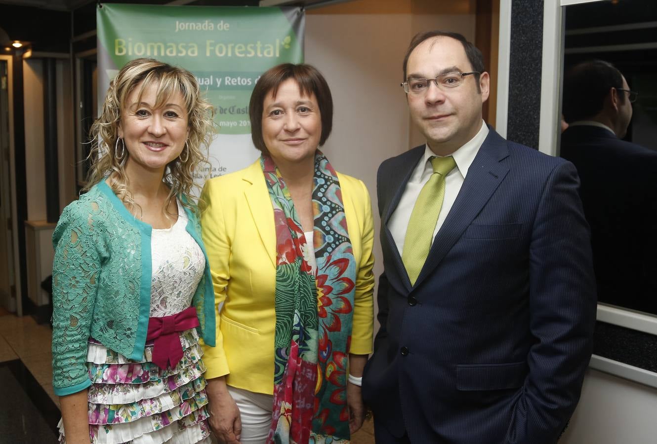 Pilar Sánchez, presidenta de la Cámara de Soria, con Nuria Sánchez y José Ignacio Díez, directora y secretario de la institución cameral.