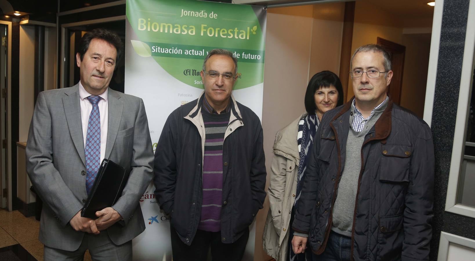 Ignacio Muñoz, director técnico de Eulen; Luis Esteban, Pilar Ciria y Miguel Fernández, de Ceder-Ciemat.