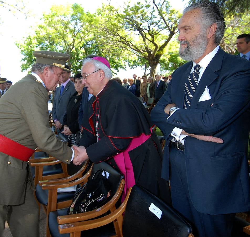 El Rey y el Príncipe en Segovia