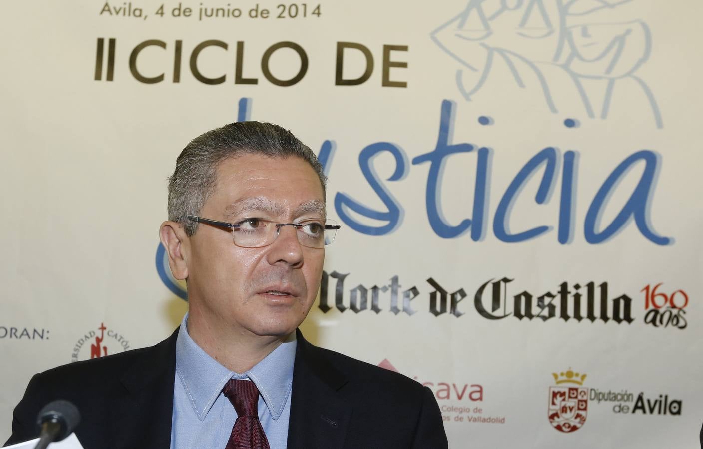 Clausura del II Ciclo de la Justicia en Ávila con Alberto Ruiz-Gallardón