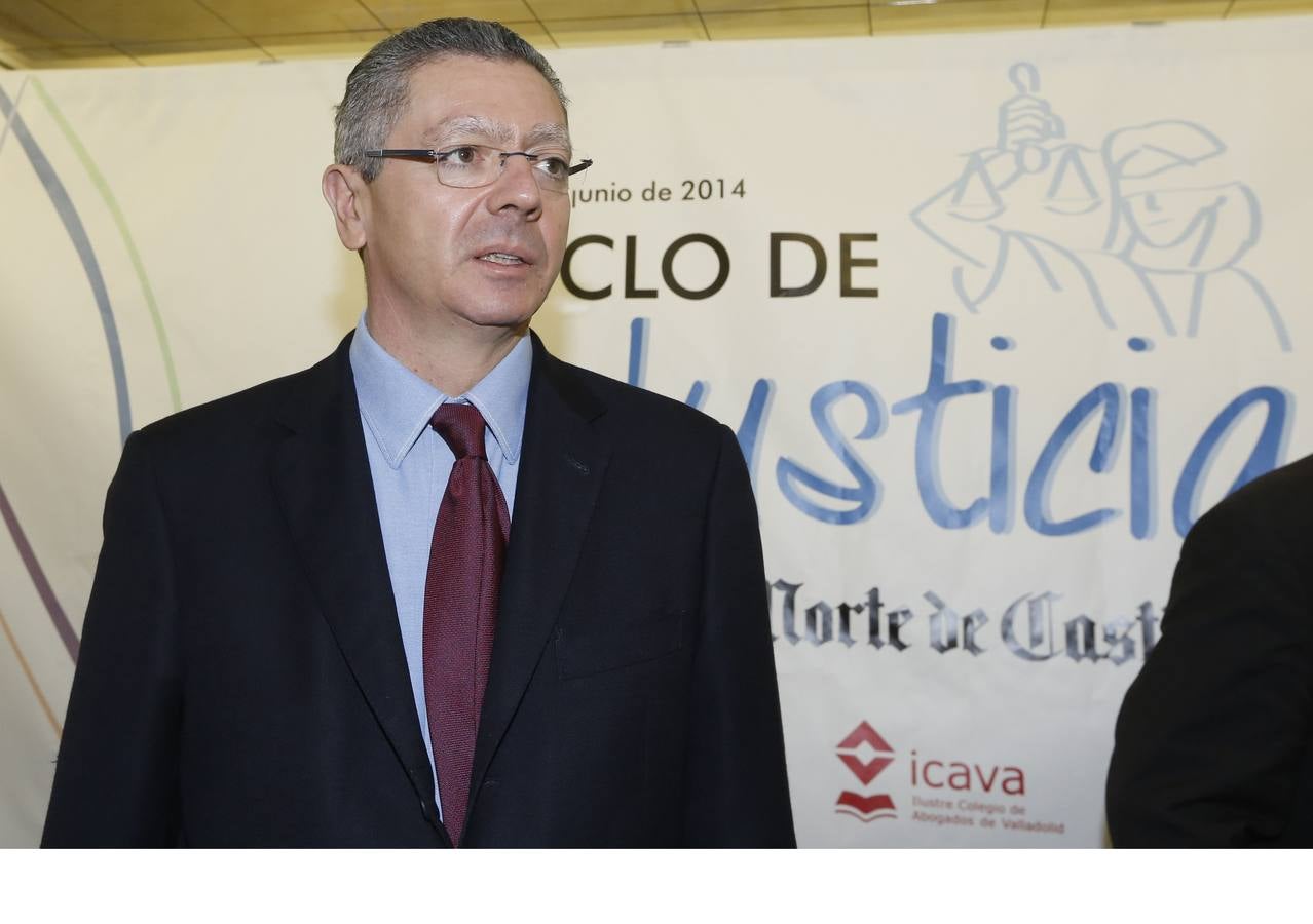 Clausura del II Ciclo de la Justicia en Ávila con Alberto Ruiz-Gallardón