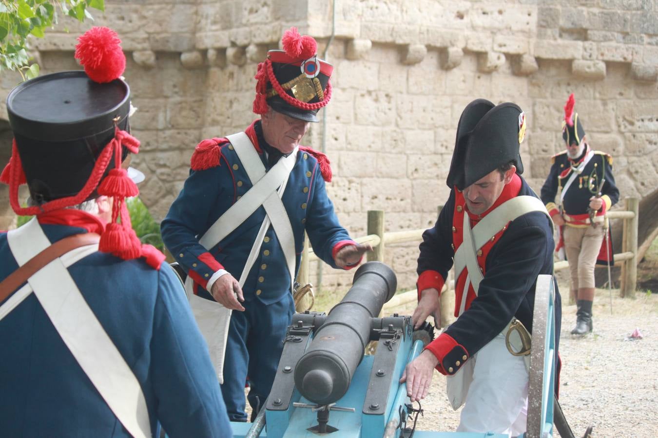 Recreación de la batalla de las tropas napoleónicas de 1808 en Torquemada (2/2)